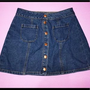 Brandy Melville jean skirt